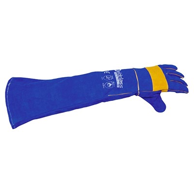 WELDCLASS GLOVES-WELDING PROMAX BLUE XC-LEFT 680MM